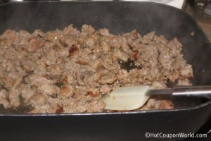 Baked Rigatoni Pasta Freezer Meal (Brown Sausage)