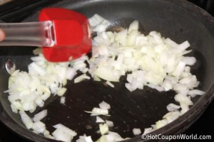 Stuffed Mushrooms - Saute Onions