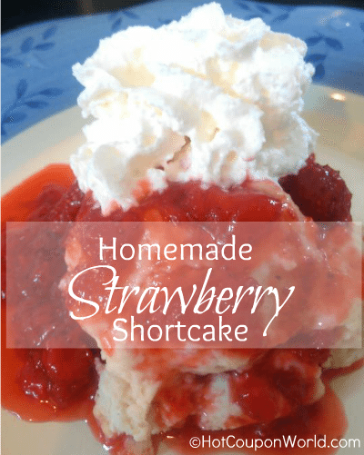 Homemade Strawberry Shortcake