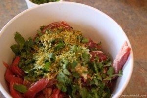Beef Fajitas - Add Lime Zest