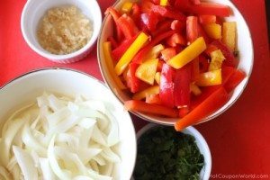 Beef Fajitas - Veggies