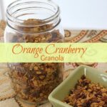 Orange Cranberry Granola