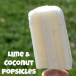 Lime & Coconut Popsicles