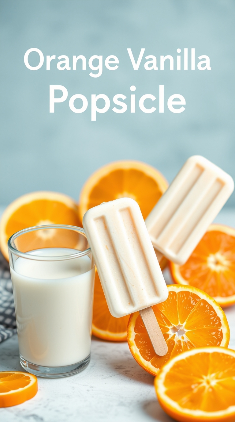 orange vanilla popsicle