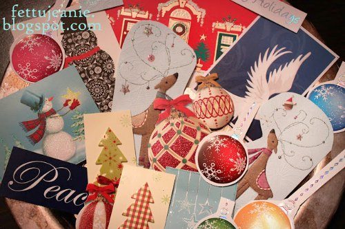 Christmas Card Gift Tags