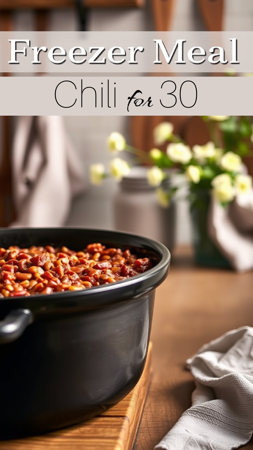 chili recipe for 30