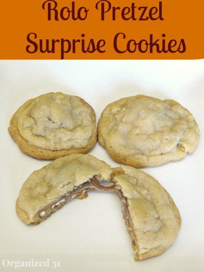 Rolo Pretzel Surprise Cookies