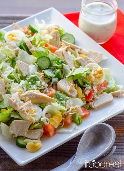 Healthy Chef Salad Recipe - ifoodreal