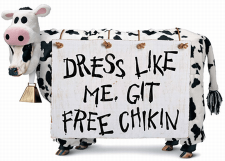 Chick-Fil-A Cow Appreciation Day (2019) Get a FREE Meal!