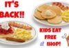 IHOP Kids Eat Free