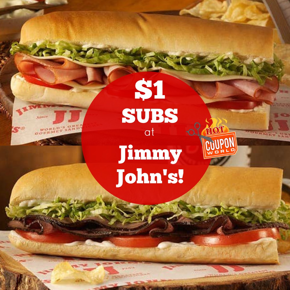 Jimmy John’s $1 Subs Day!  (Participating Locations)