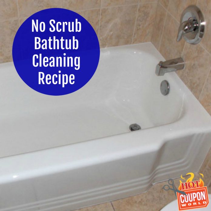 Bathtub Cleaning Recipe No Scrub