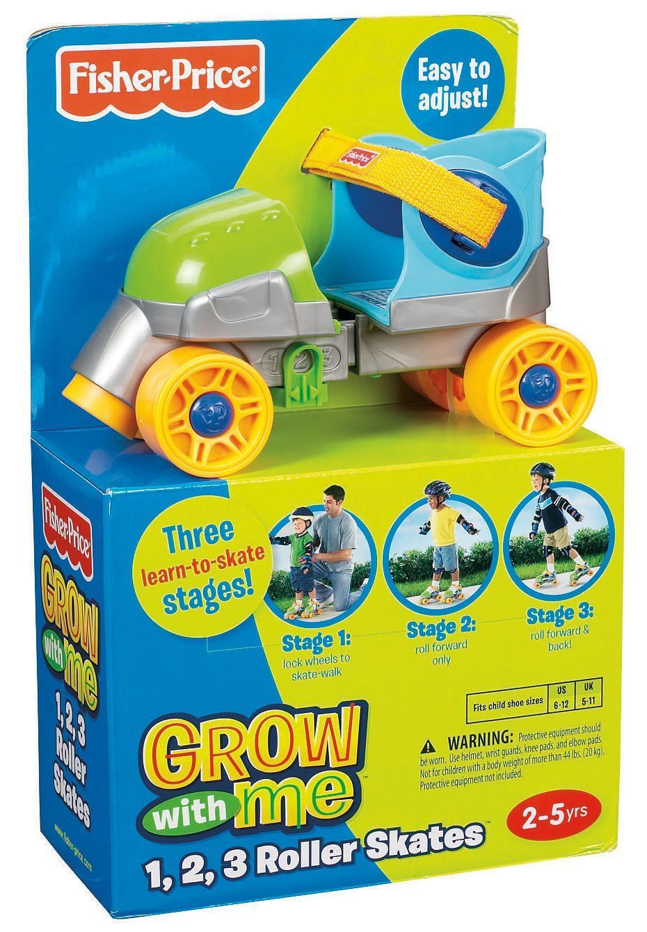 Fisher-Price Grow with Me 1,2,3 Roller Skates (Deals on Amazon!)