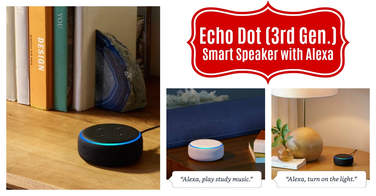 Echo Dot (3rd Gen) Smart speaker with Alexa on Amazon