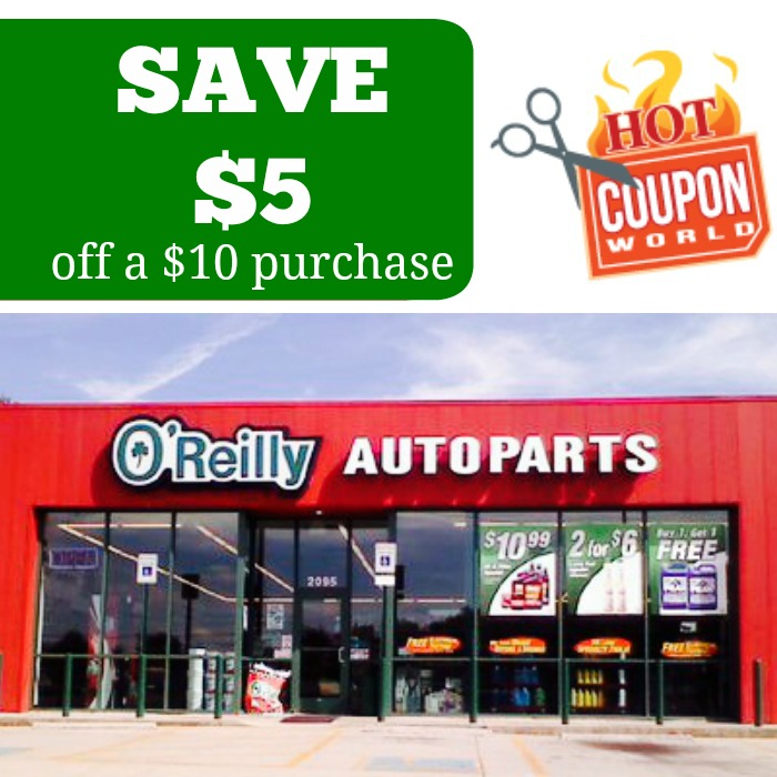 Print Your O’Reilly Auto Parts $5 off $10 COUPON!