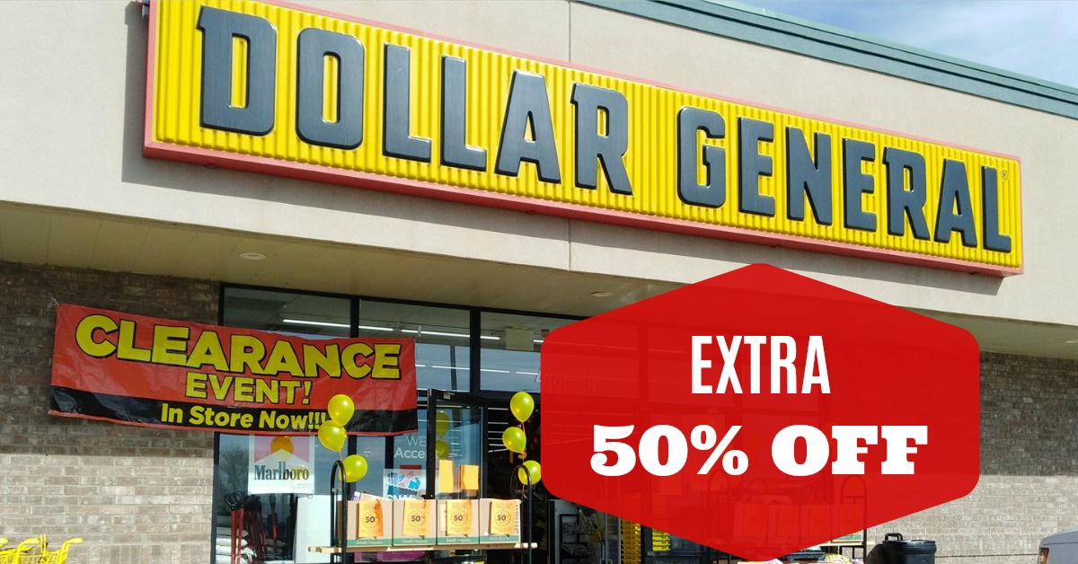 Dollar General Clearance Deals 2024 (Extra 50% off Clearance Event)