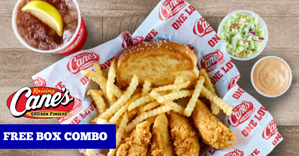 FREE Raising Cane’s Box Combo for all Teachers & Faculty!
