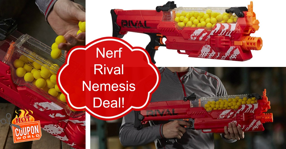 Hasbro Nerf Rival Nemesis MXVII-10K Red for sale online 