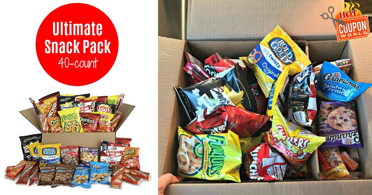 Ultimate Snack Care Package, 40 Count on Amazon