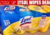 Lysol Wipes Coupons Deal on Amazon