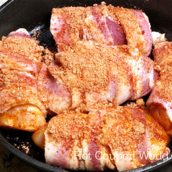 Bacon Wrapped Chicken Precook