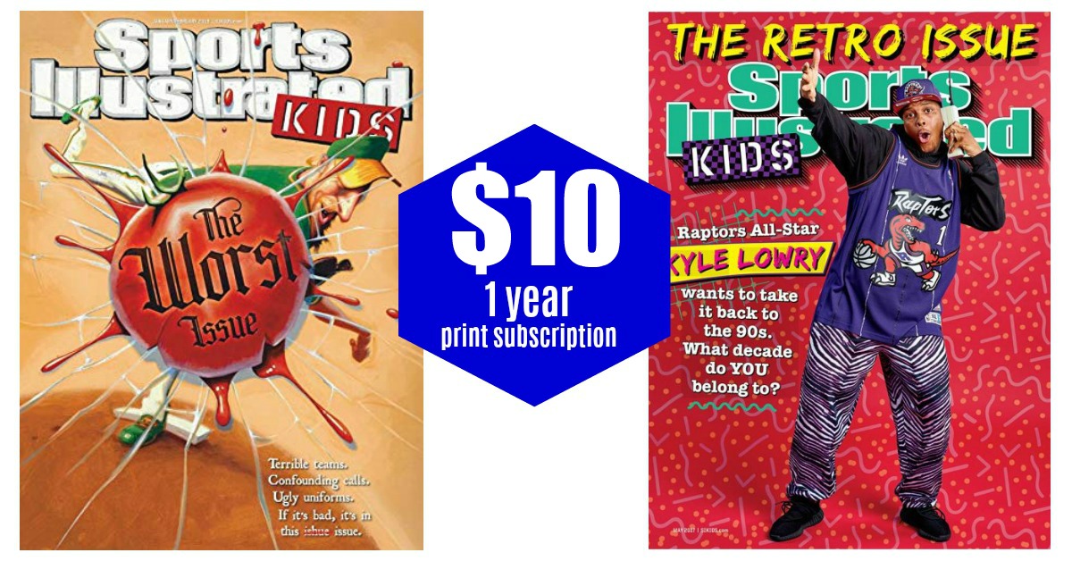 Sports Illustrated Kids Magazine (1 Year Subscription) Just $10