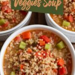 Quinoa with Sausage and Veggies Soup