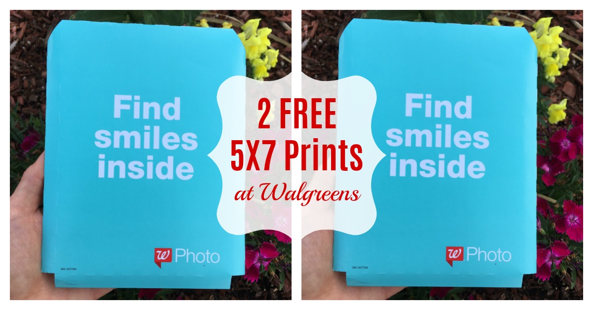 Free 5X7 prints Walgreens coupon code
