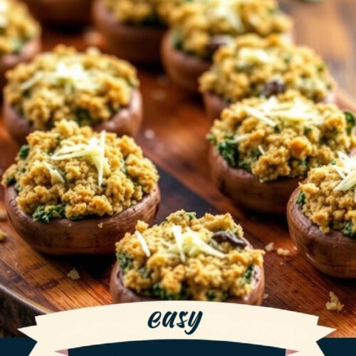 easy stuffed mushrooms recipe