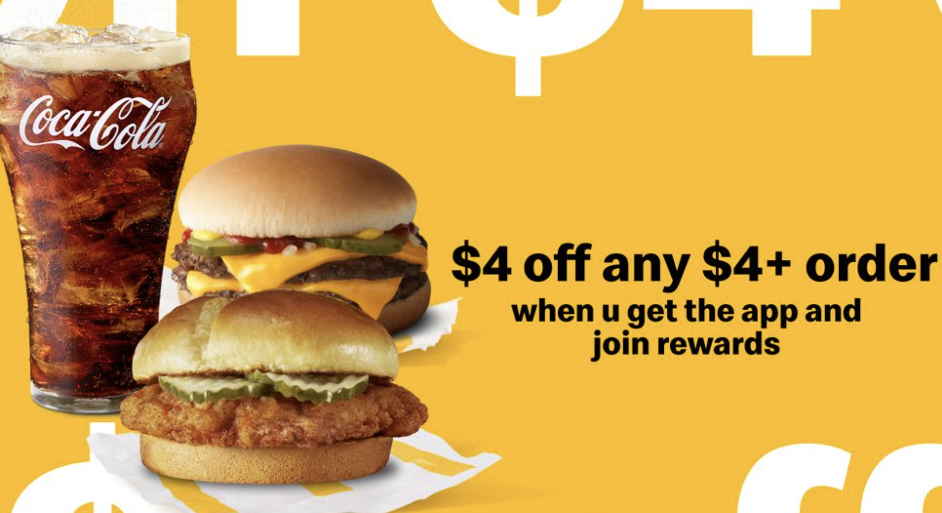 McDonald's $4 off coupon deal