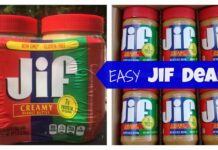 Jif Creamy Peanut Butter Coupons Deal on Amazon