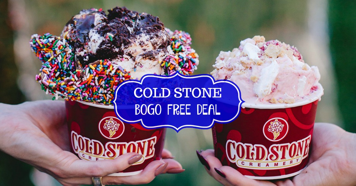 coldstone coupons BOGO Free creation