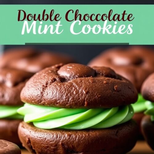 Double Chocolate Mint Cookies