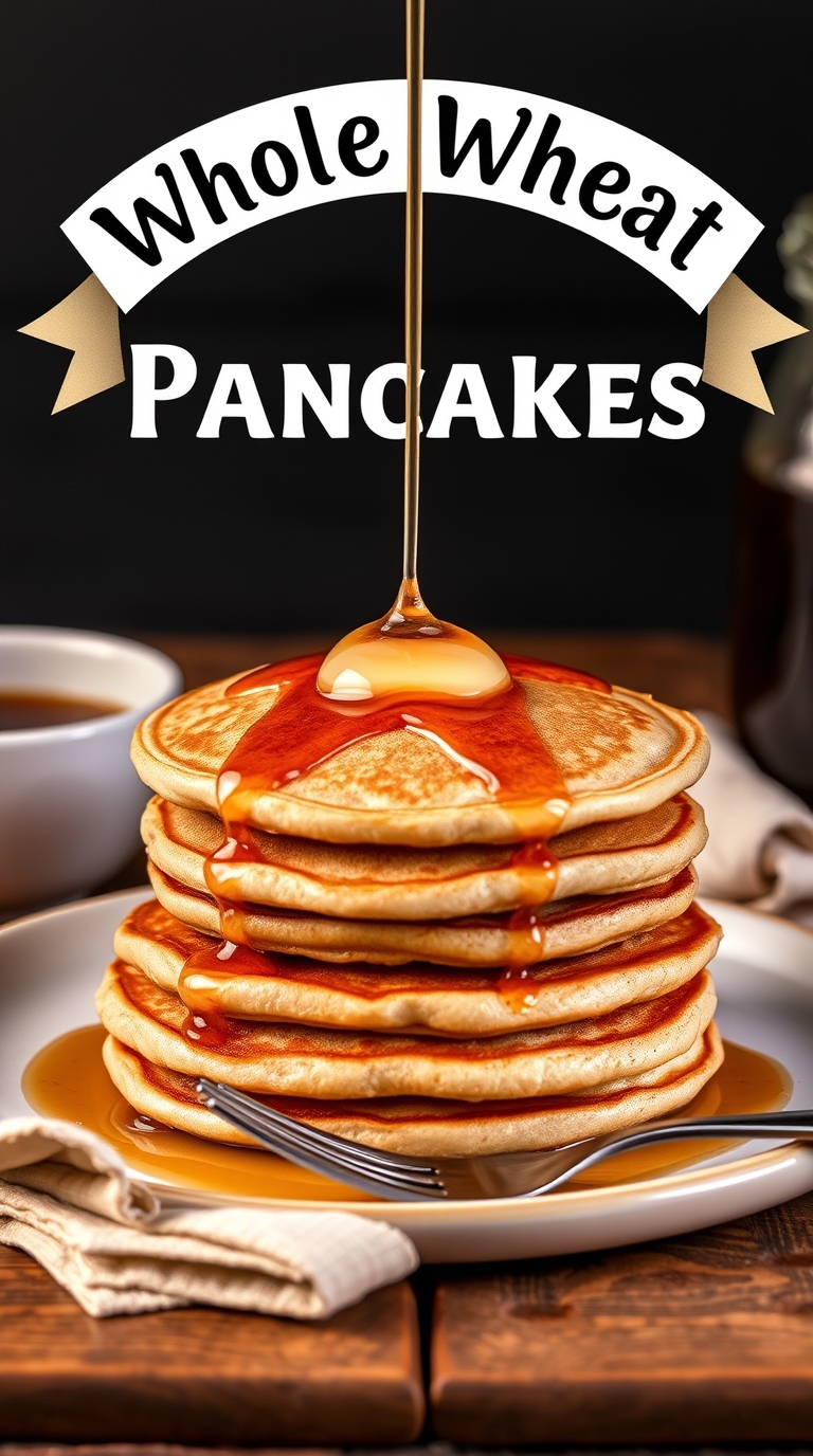 Whole Wheat Pancakes (Whole Foods Recipe)