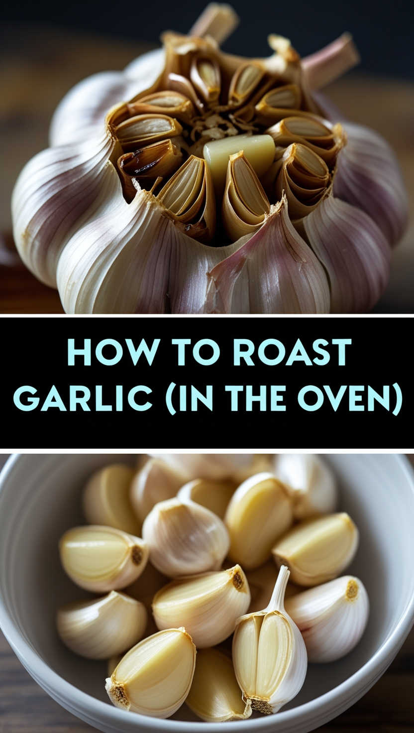 raosting garlic in the oven