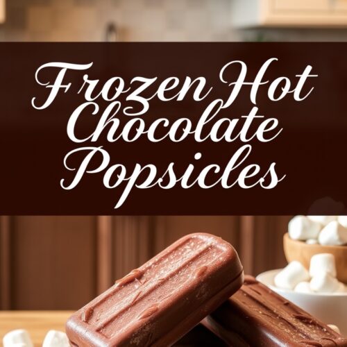 Frozen Hot Chocolate Popsicles