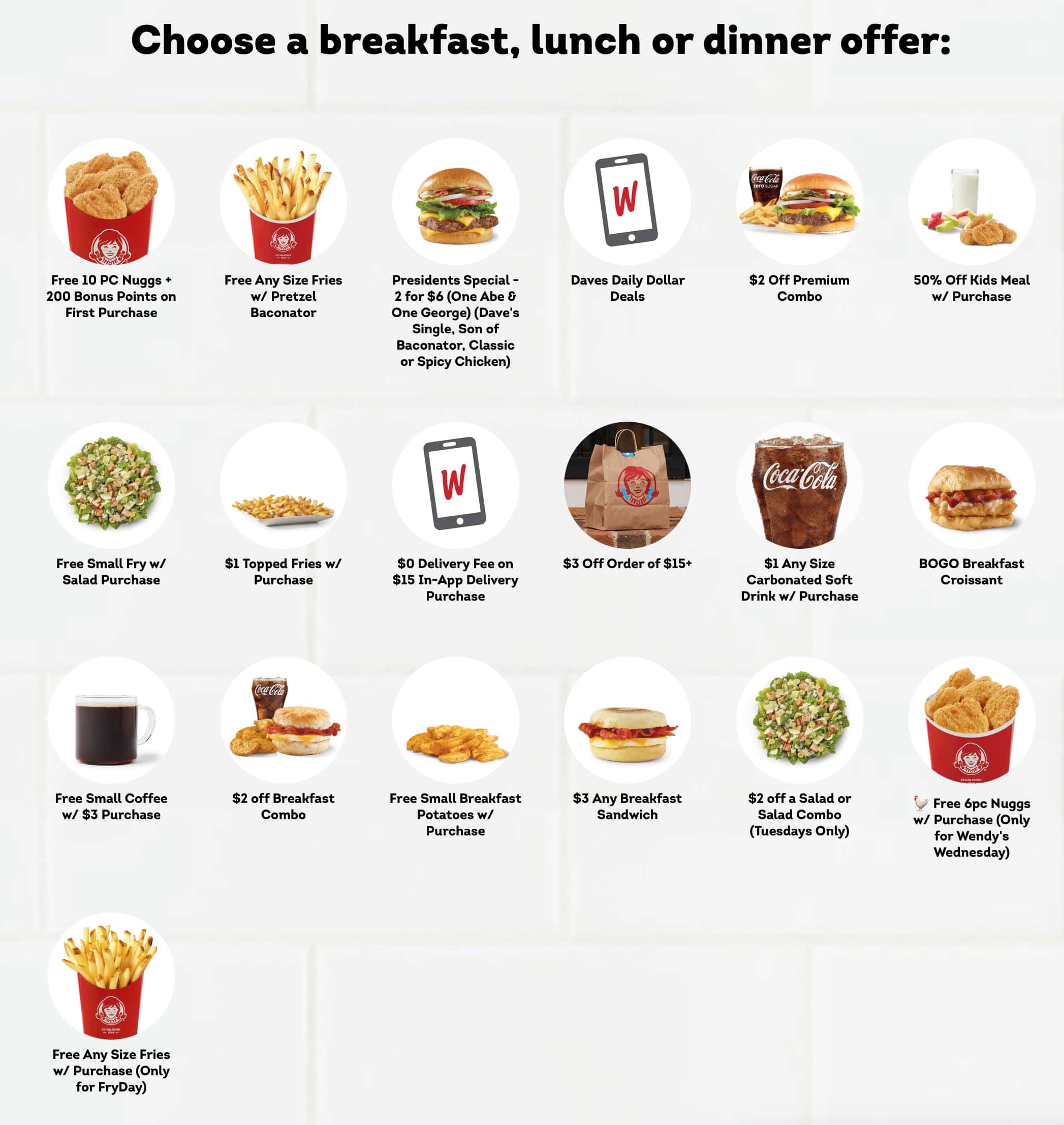 Wendy's Coupons and Deals