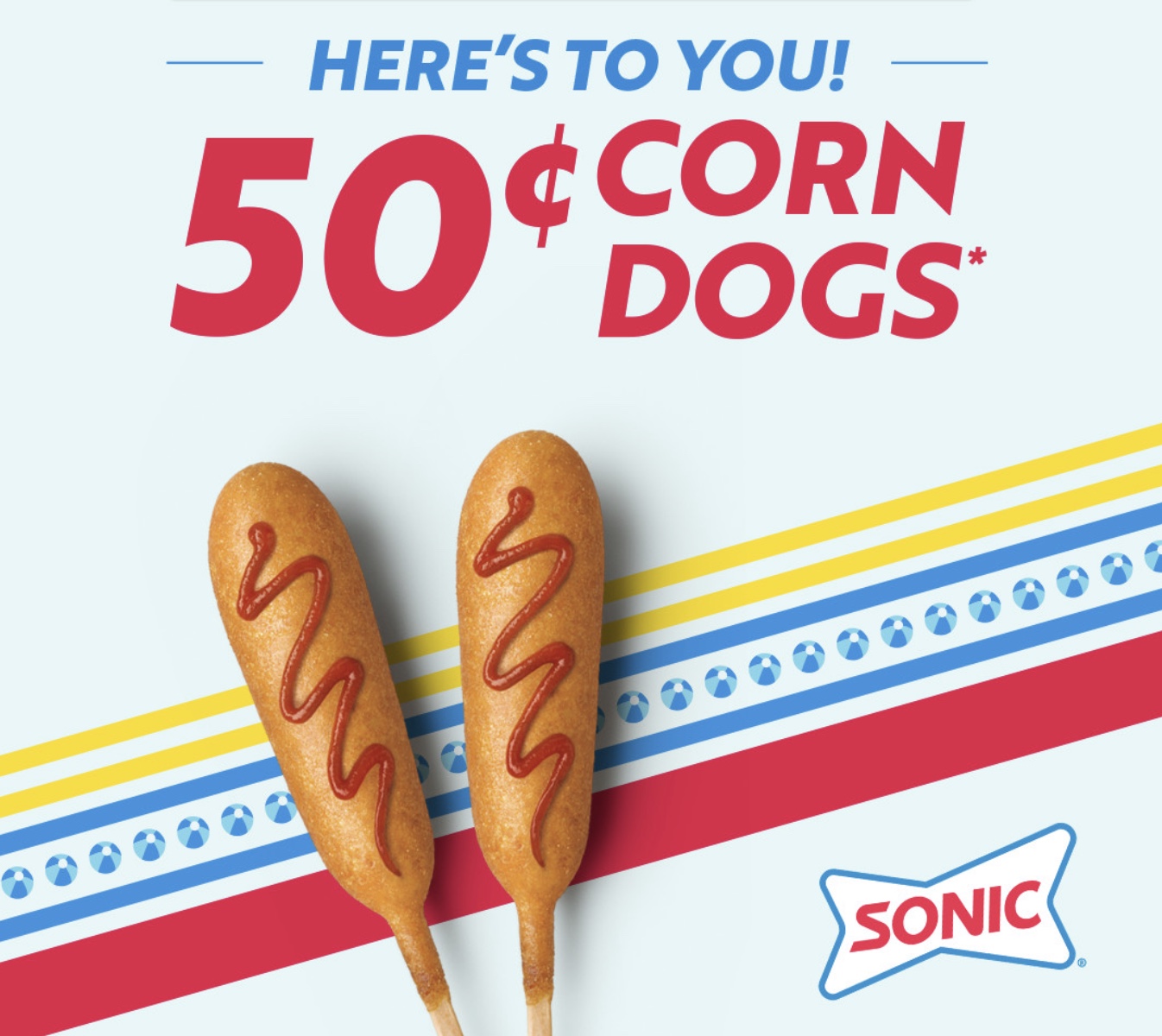 sonic corn dogs 50 2022