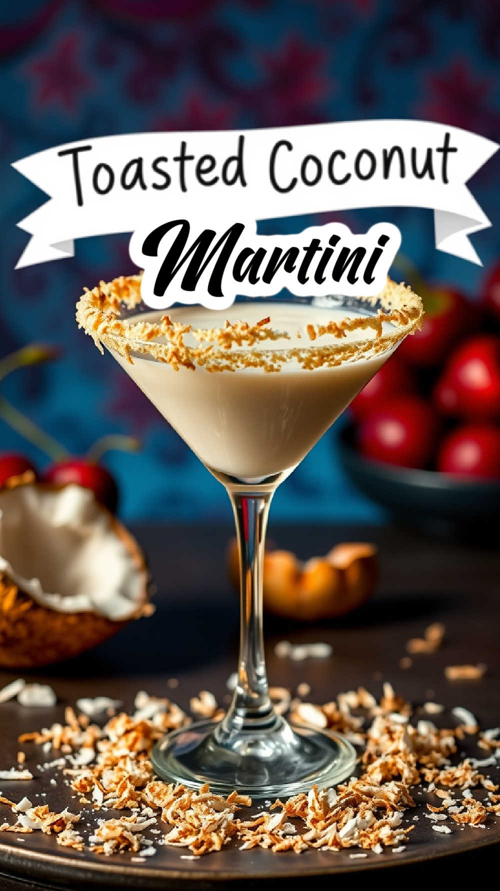 Toasted Coconut Martini (Coconut Cocktail)