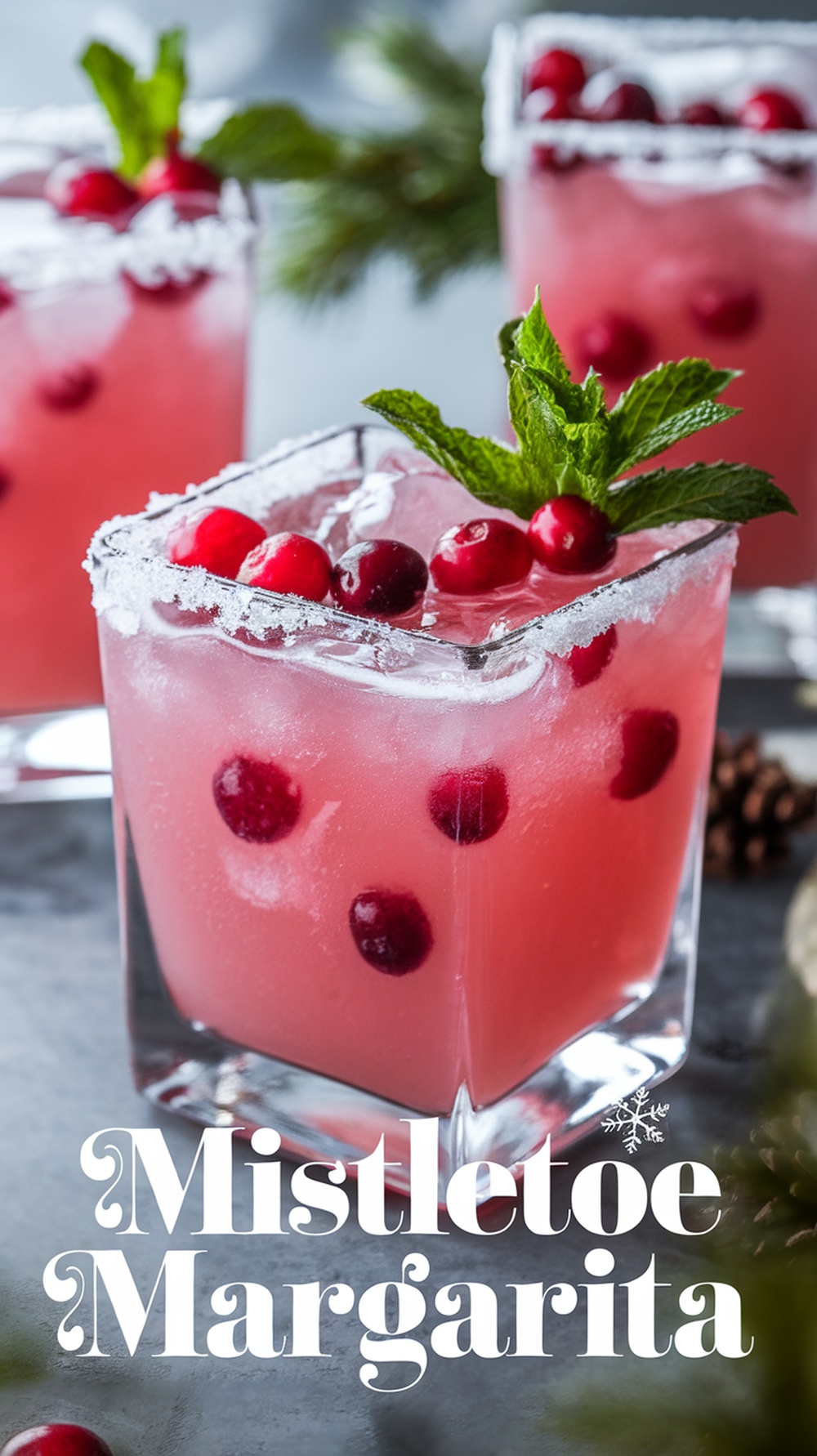 Mistletoe margarita drink recipe