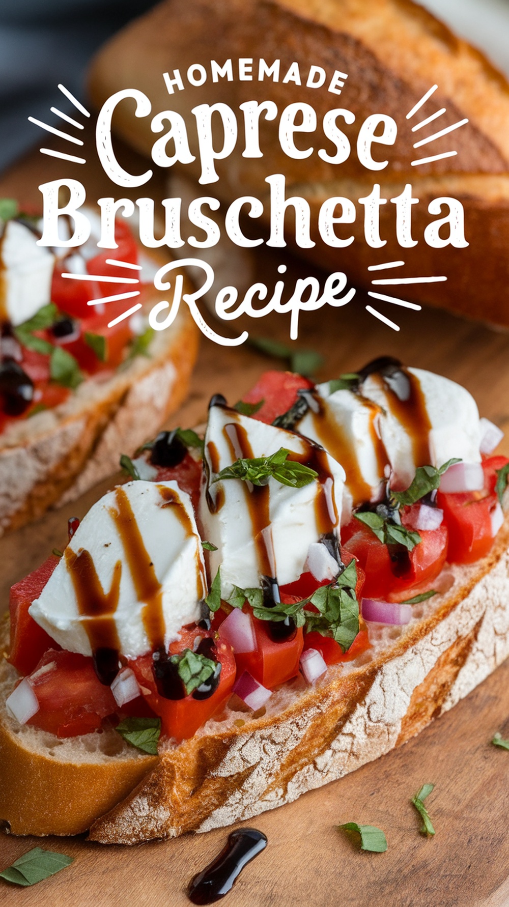 Homemade Caprese Bruschetta Recipe