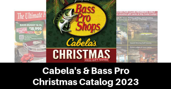 Cabela's and Bass Pro Shop Christmas Catalog 2023