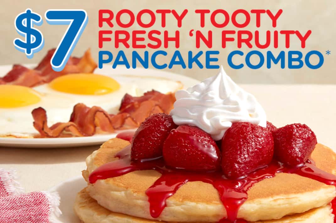 Rooty Tooty Pancake at IHOP