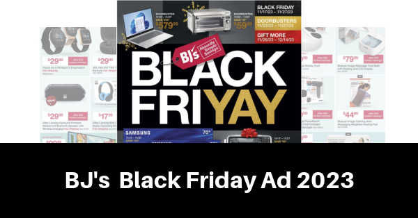 BJ's Black Friday ad 2023