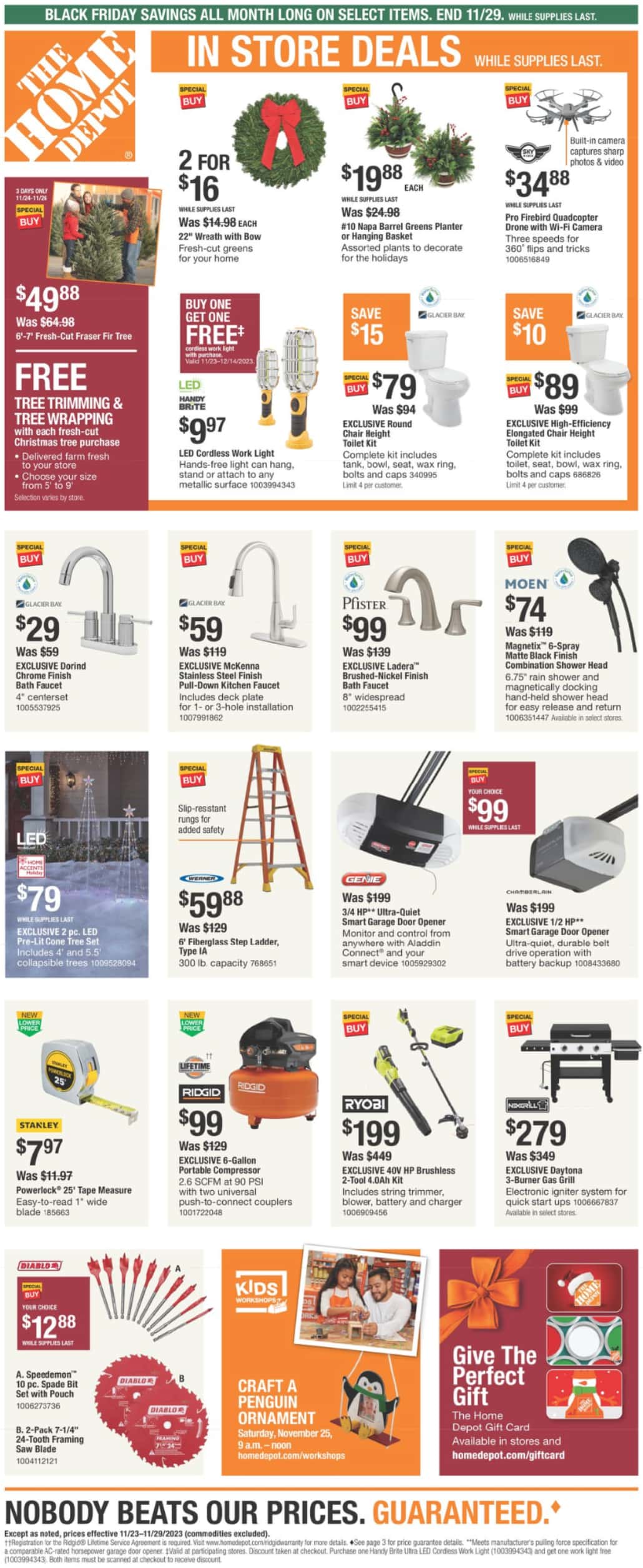 Home Depot black Friday ad preview
