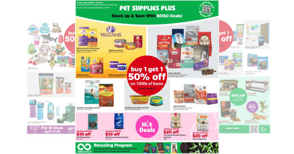 Pet Supplies Plus Ad (3/28/24 – 4/24/24) Preview!
