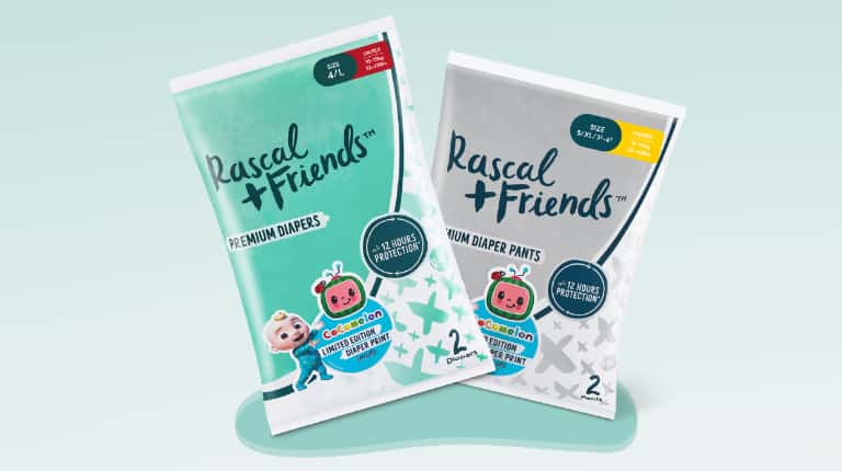 Free Rascal & Friends diaper sample
