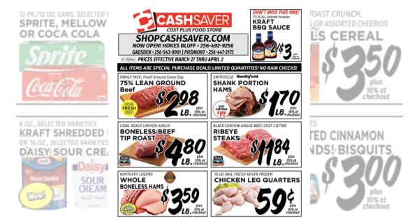 Cash Saver Ad (3/27/24 – 4/2/24) Weekly Preview