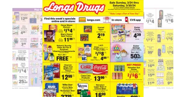 Longs Drugs Weekly Ad (3/31/24 – 4/6/24) Preview!