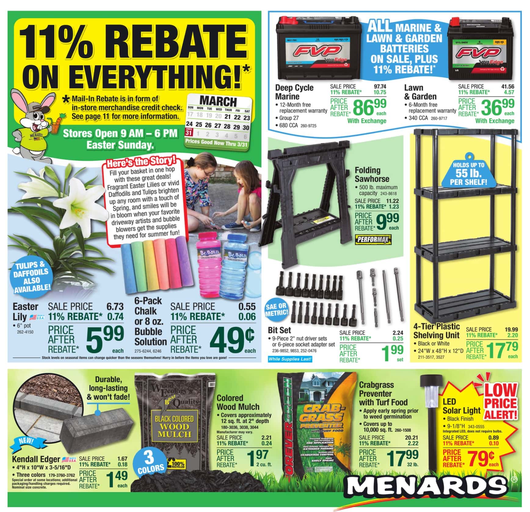 Menards weekly ad preview